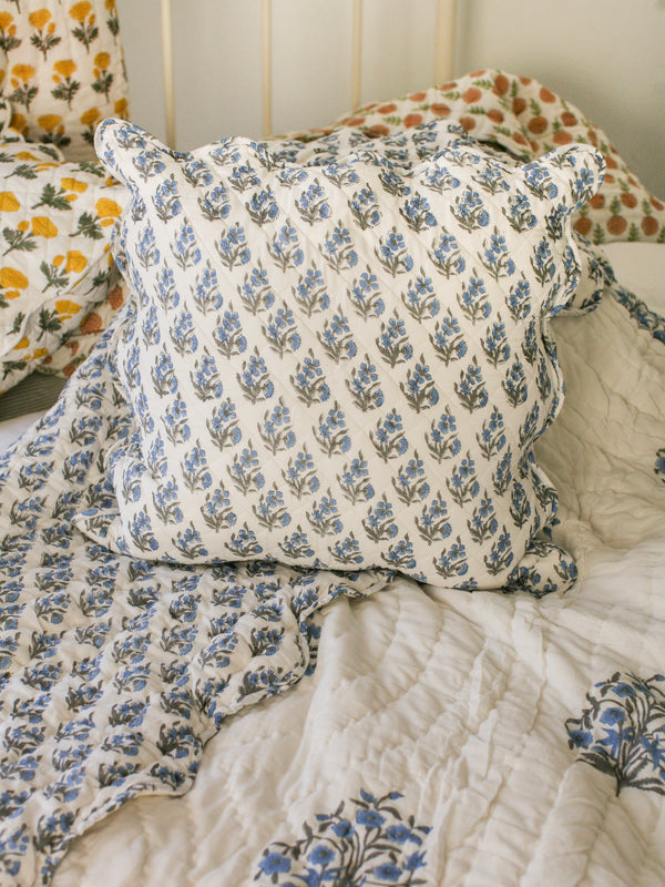 Maison de Frédéric Euro Sham- Bluebell