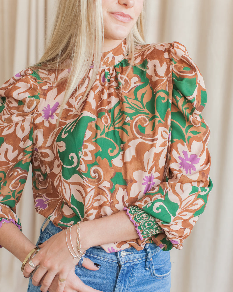 Greta Floral Blouse