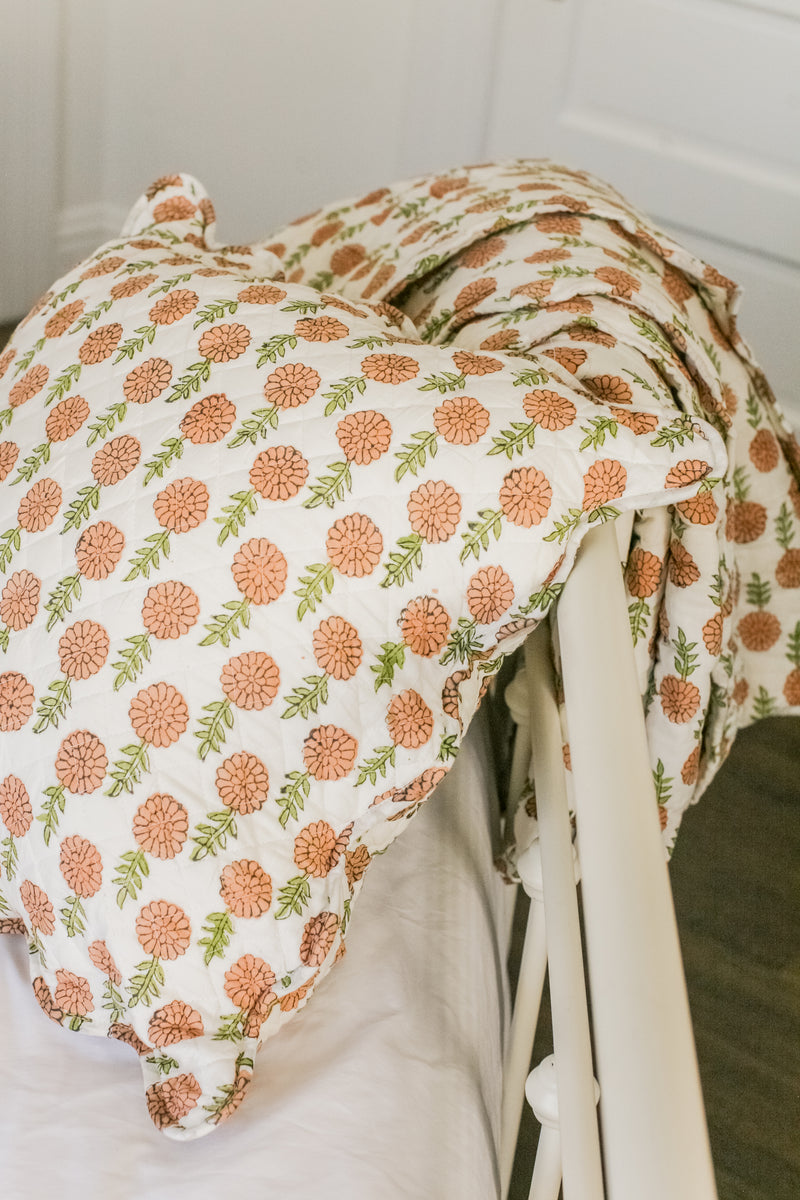 Maison de Frédéric Quilt- Apricot