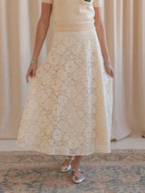 Olivia Lace Midi Skirt