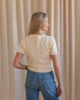 April Floral Knit- Cream