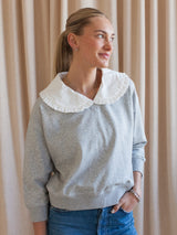 Peter Pan Sweatshirt- Grey