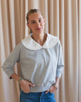 Peter Pan Sweatshirt- Grey