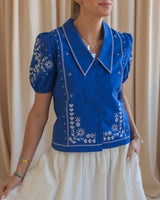 St. Lucia Embroidered Blouse