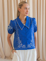 St. Lucia Embroidered Blouse