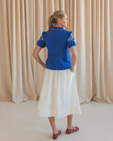 Lyla Poplin Midi Skirt