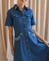 Vivienne Embroidered Shirtdress