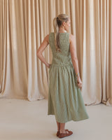 Emerald Gingham Dress