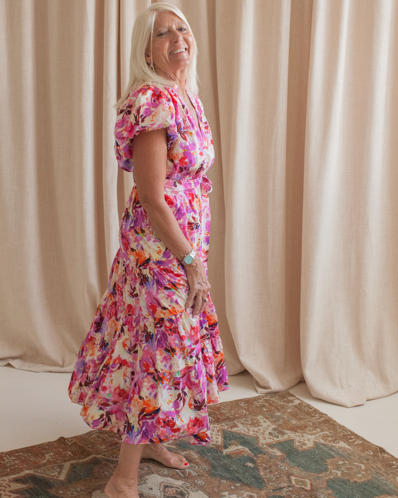 Ulla Johnson Ottilie Dress in Azalea