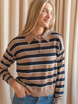 Wyatt Stripe Polo