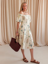 Meredith Floral Midi Dress