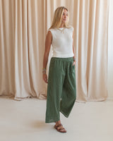 Seaside Stripe Pants - Green