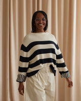 Kensington Navy Stripe