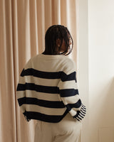 Kensington Navy Stripe