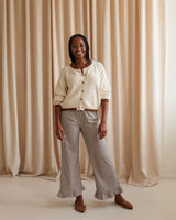 Cammy Pointelle Cardigan - Mocha
