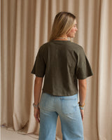 Katie Button Top - Olive