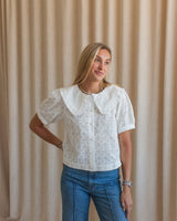 Georgina Eyelet Blouse