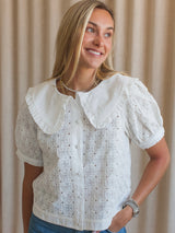 Georgina Eyelet Blouse