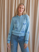 Cape Cod Embroidered Sweater