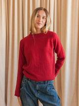 Porter Rollneck Sweater - Red