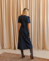 Eve Slip Dress - Navy