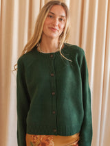 Oakley Cardigan- Forest Green