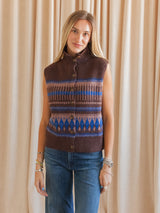 Cora Knit Button Vest