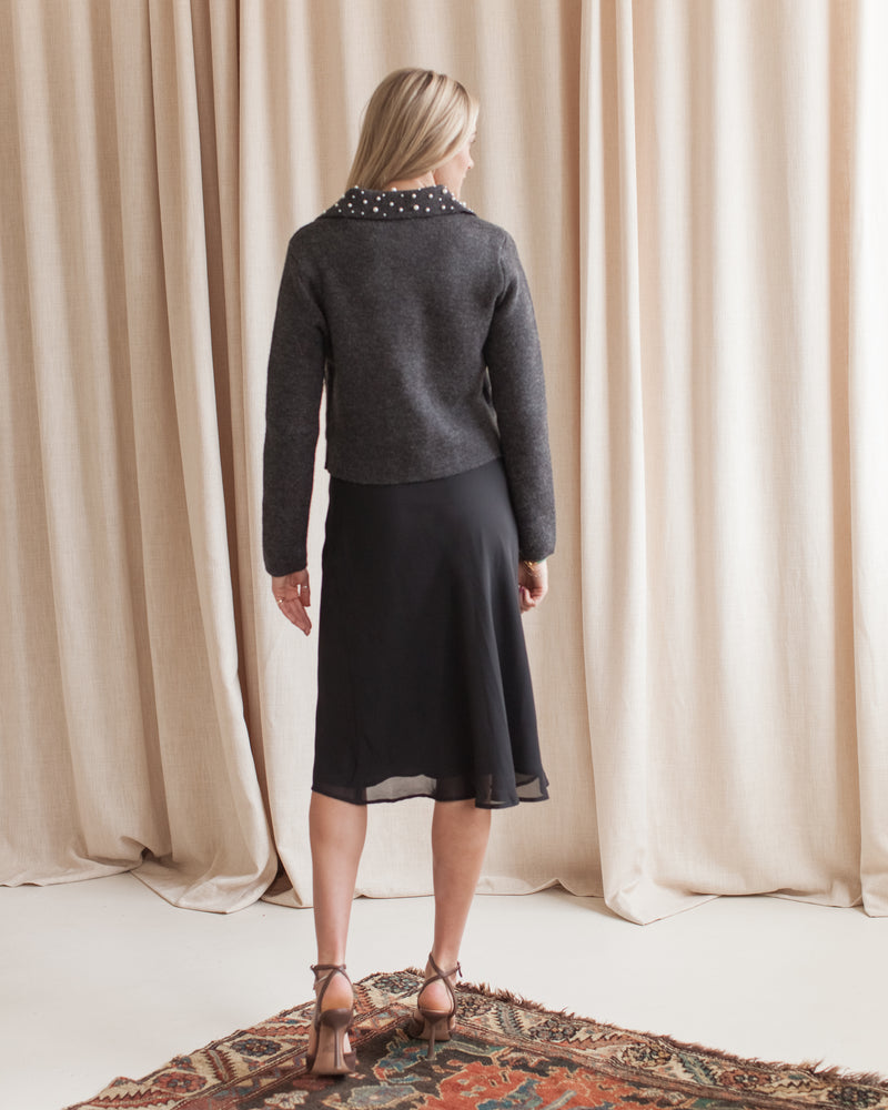 Mara Slip Skirt - Black