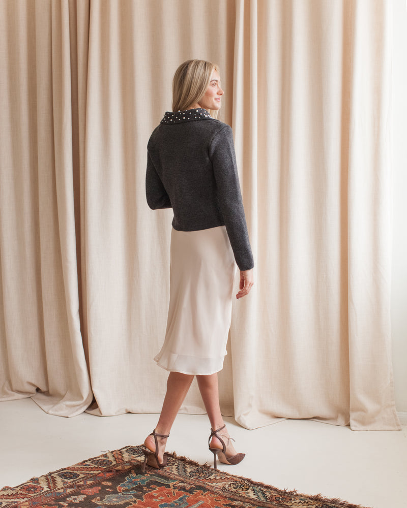 Mara Slip Skirt - Taupe