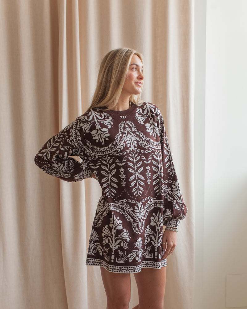 Abigail Knit Mini Dress