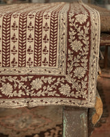 Maison de Frédéric Tablecloth- Brown Vine