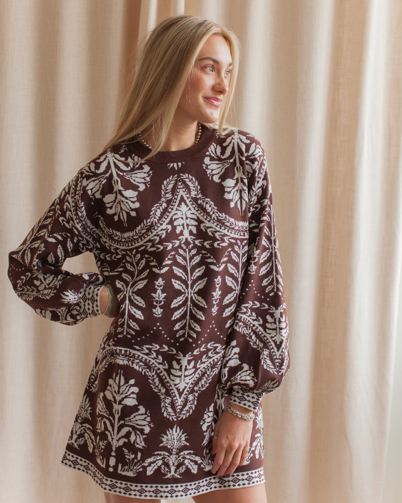 Abigail Knit Mini Dress