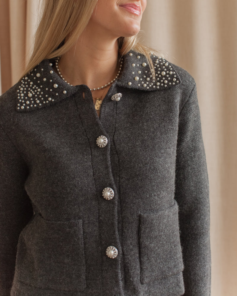Ingrid Pearl Cardigan