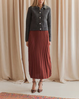 Aggie Pleated Maxi Skirt