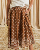 Bandana Midi Skirt