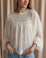 Sophia Smocked Blouse