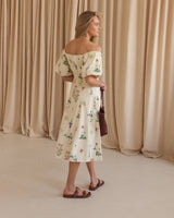 Meredith Floral Midi Dress