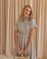 Hadley Striped Midi Dress