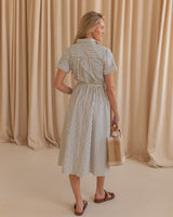 Hadley Striped Midi Dress