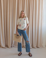 Laguna Embroidered Knit