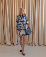 Santorini Lace Shift Dress