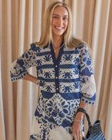 Santorini Lace Shift Dress