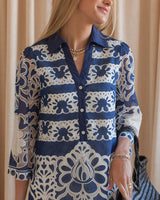 Santorini Lace Shift Dress