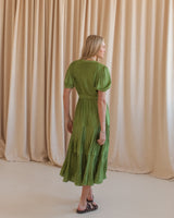 Carla Pleated Midi Dress