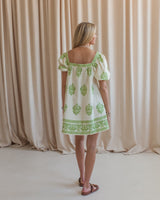 Lucille Puff Sleeve Mini Dress