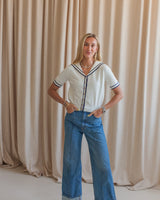 Nautical Knit Top