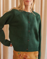Oakley Cardigan- Forest Green