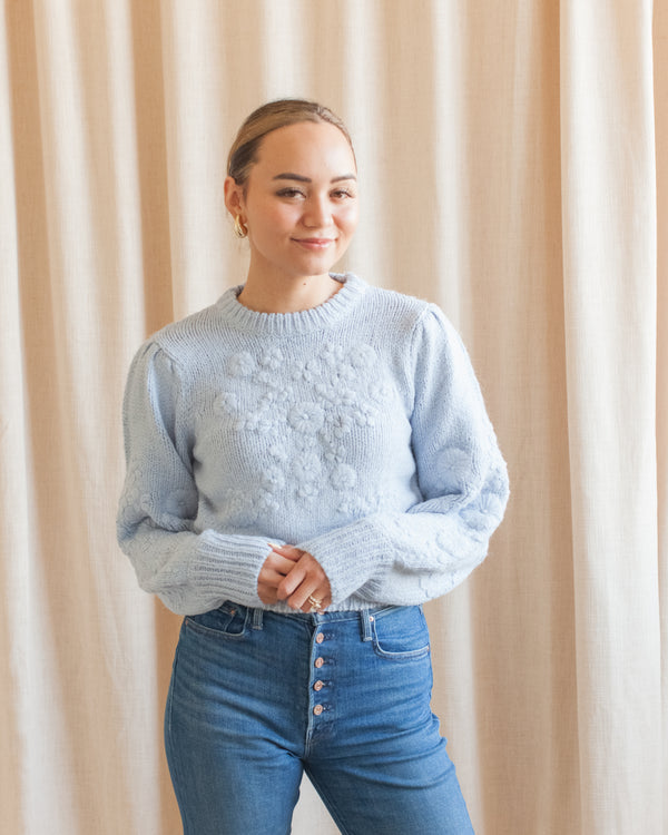 Camila Embroidered Floral Sweater