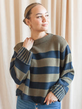 Navy/Olive Kensington Sweater