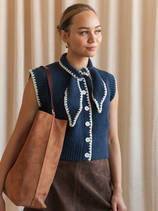 Sailor Sleeveless Knit